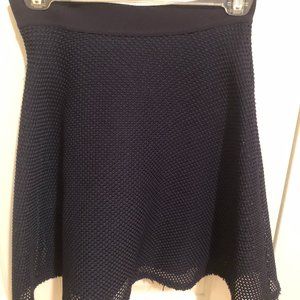 Sandro Paris Women's Woven Navy Skirt